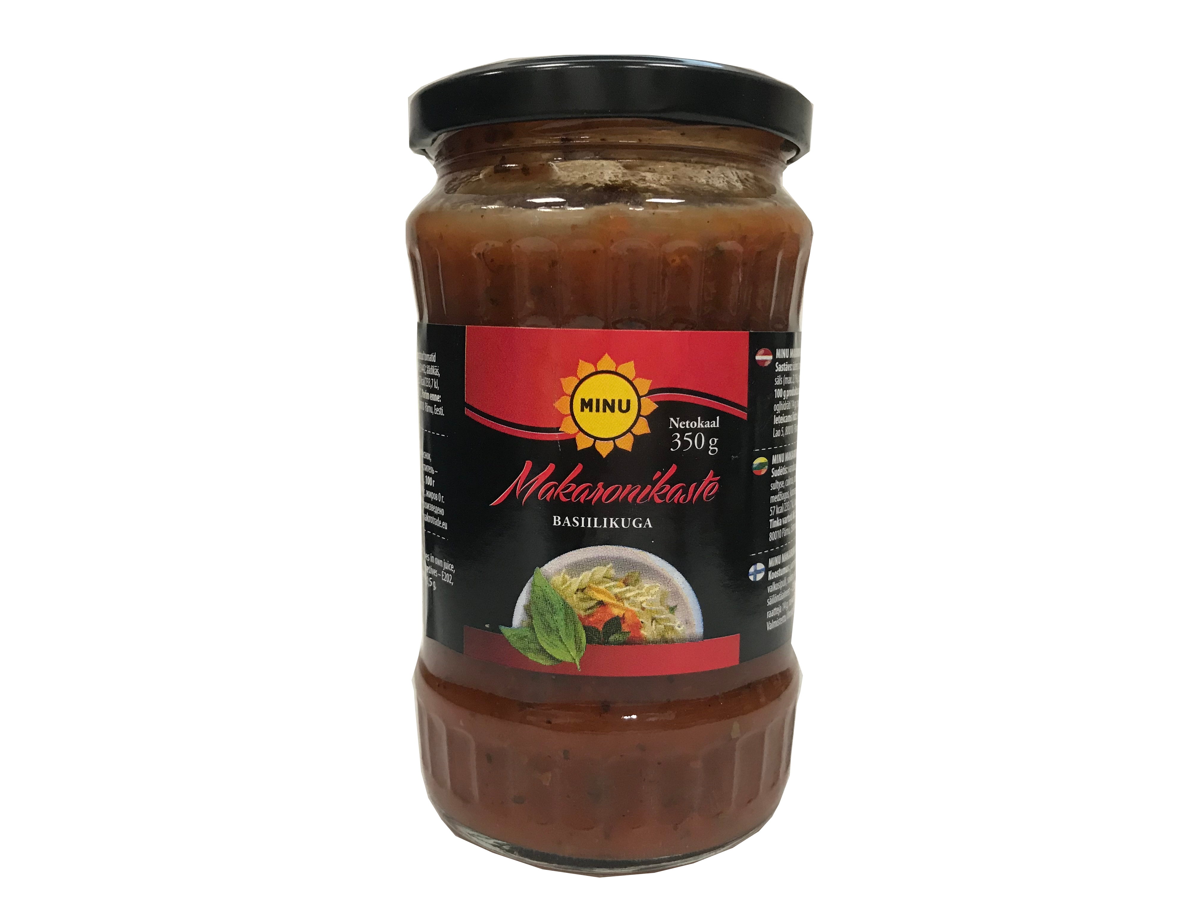 Minu pasta sauce with basil 350g