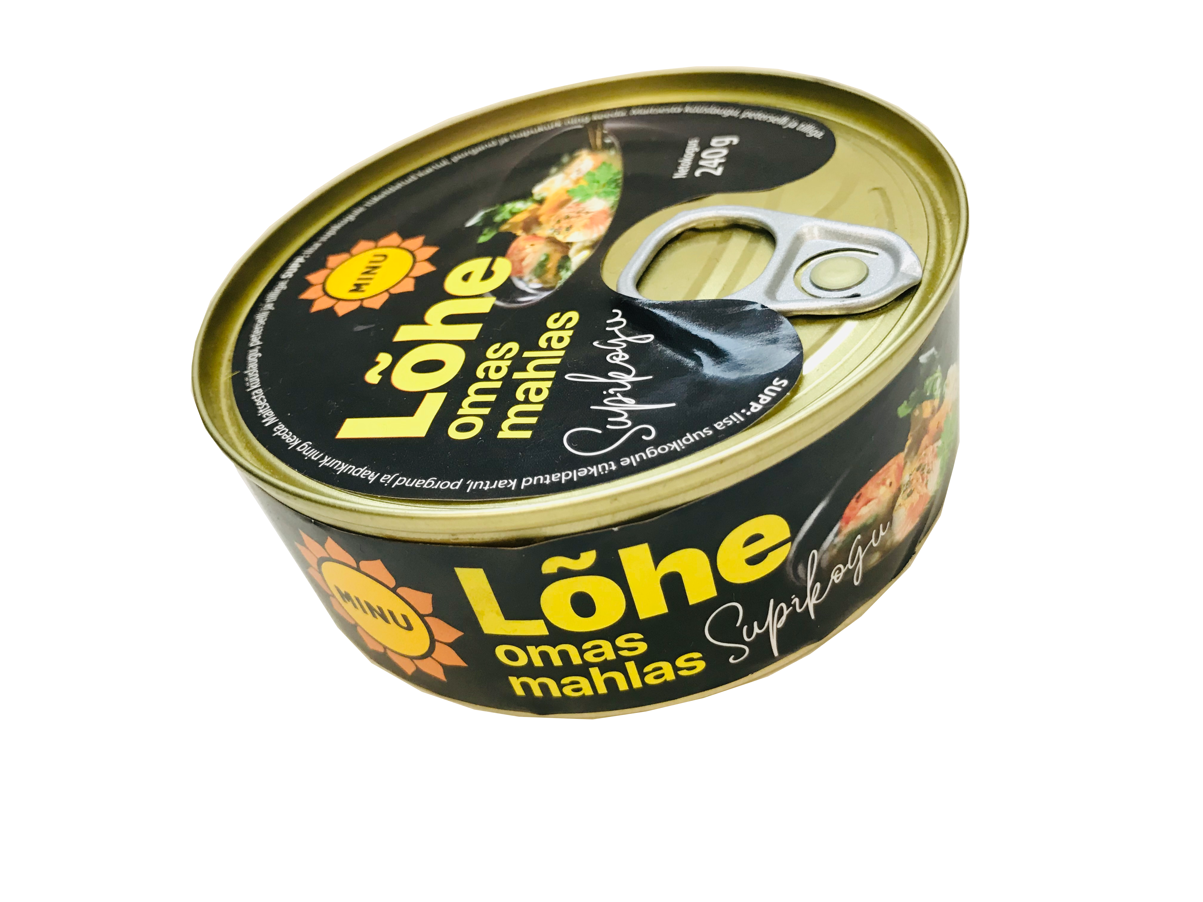 Minu salmon in own juice soup collection 240g