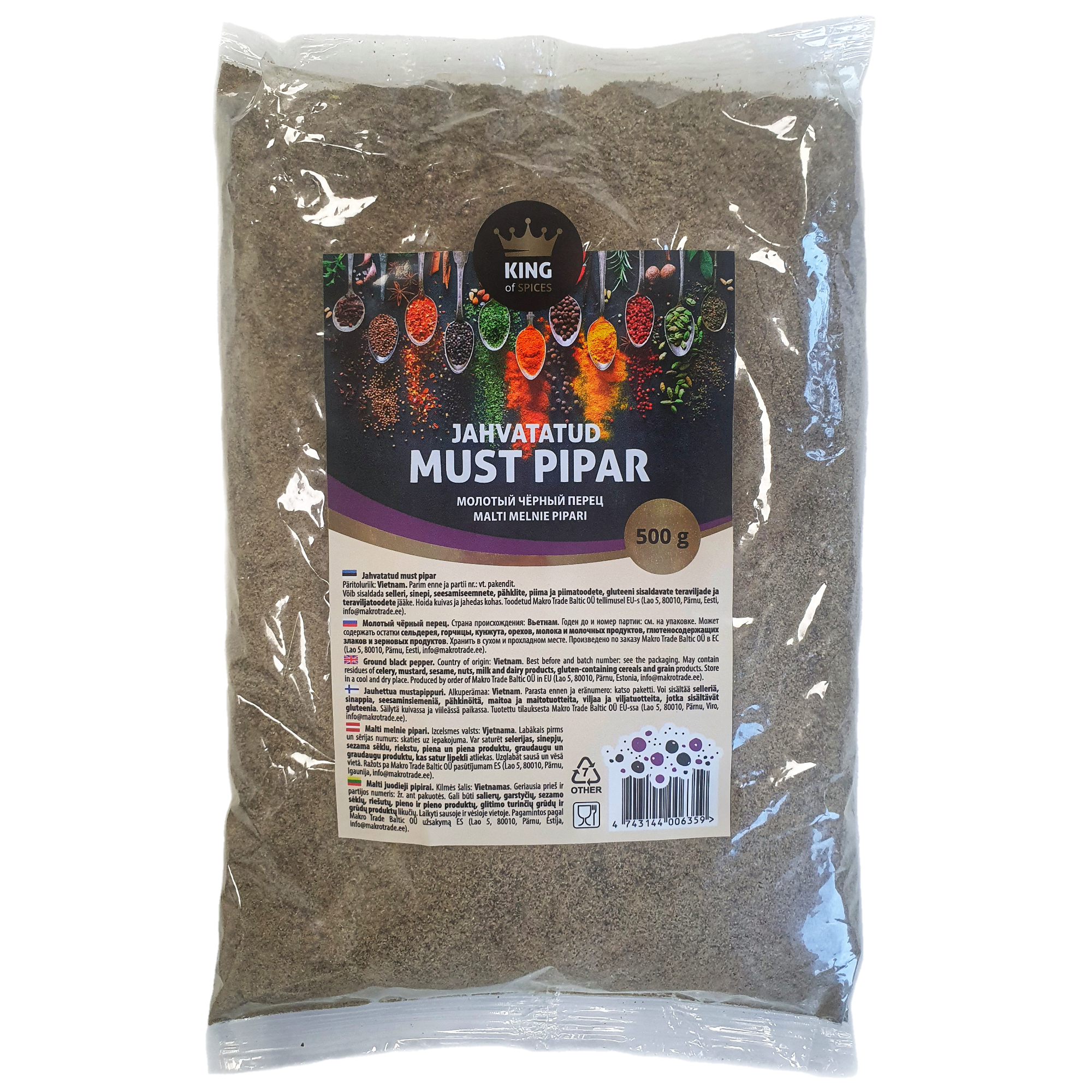 King of Spices Ground black pepper 500g